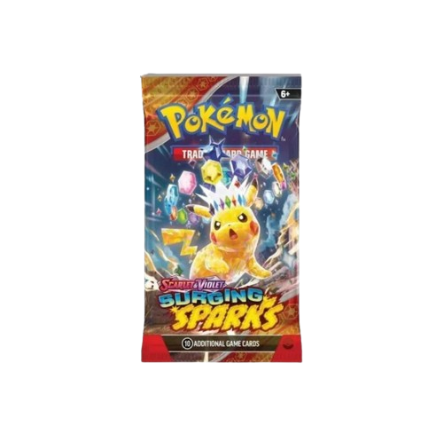 Surging Sparks Booster Pack - SV08: Surging Sparks (SV08) LA Gaming TCG Surging Sparks Booster Pack - SV08: Surging Sparks (SV08) LA Gaming TCG