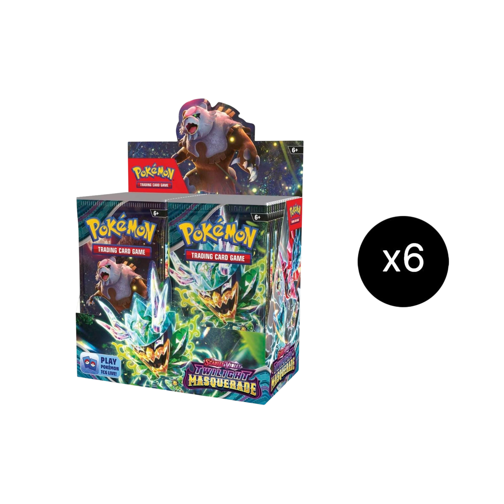 Twilight Masquerade Booster Box Case - SV06: Twilight Masquerade (TWM) LA Gaming TCG Twilight Masquerade Booster Box Case - SV06: Twilight Masquerade (TWM) LA Gaming TCG